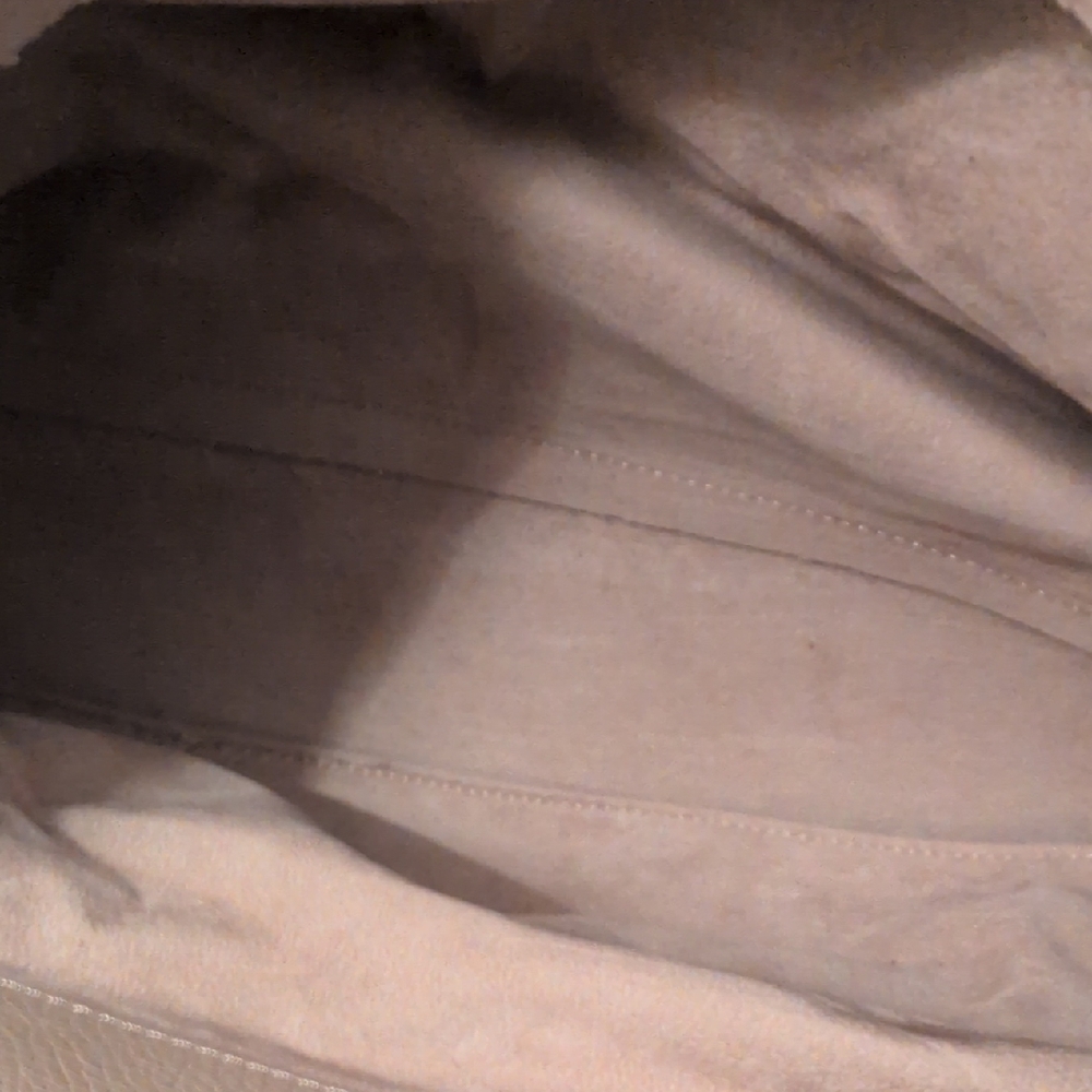 Cream Leather Women's Bag - Picture 7 of 14